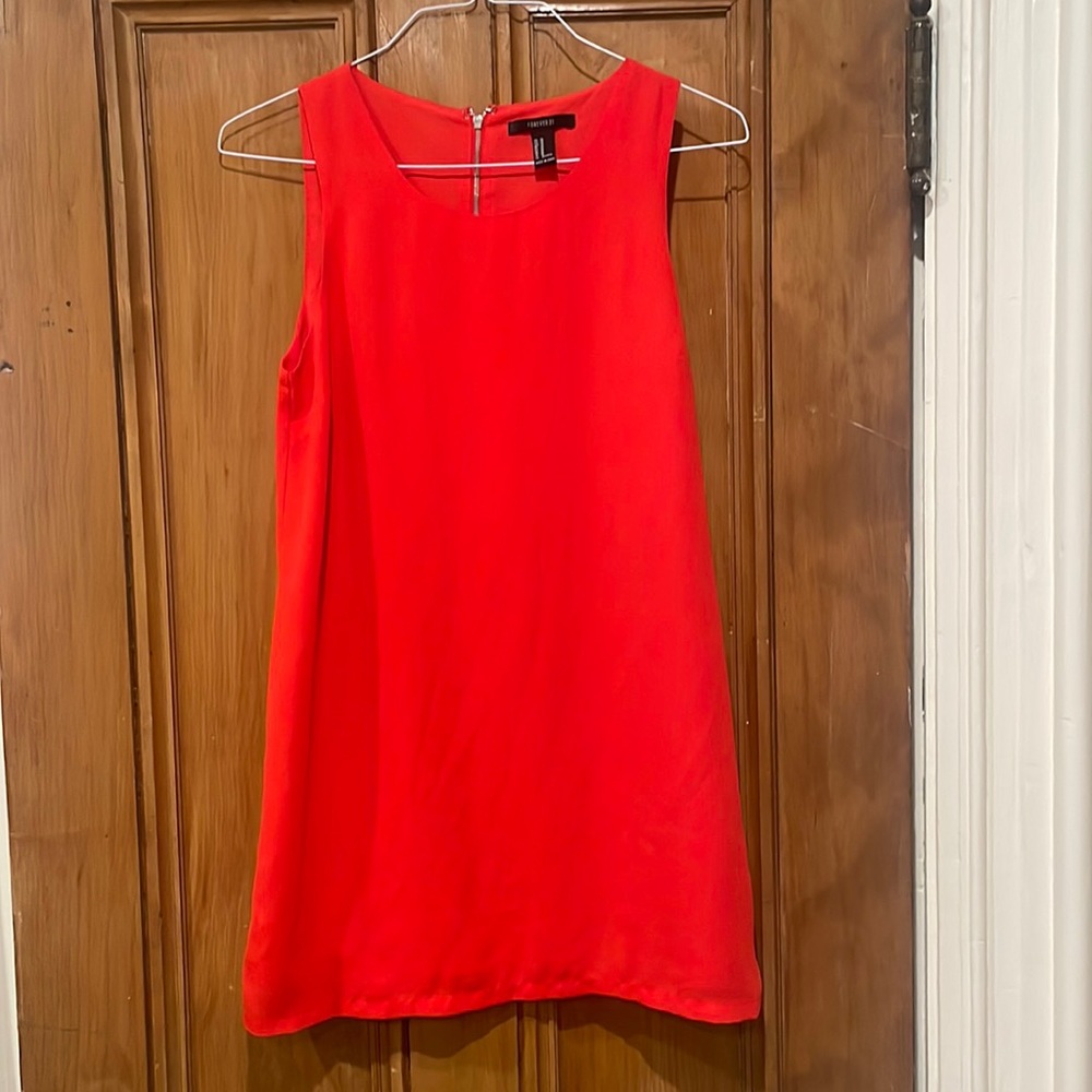 Forever 21 Orange Shift Dress